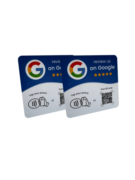 2x Google Review Kaart