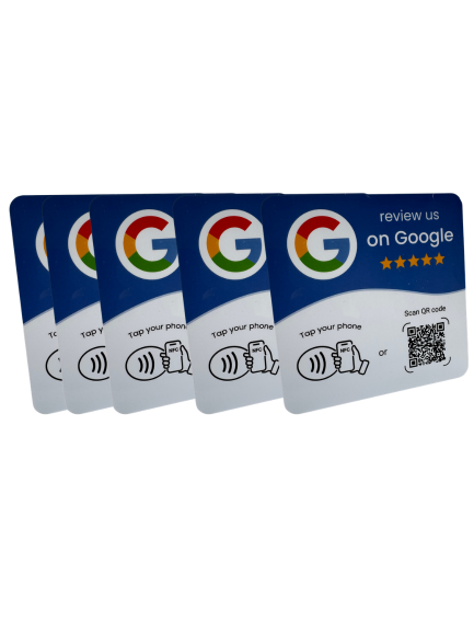 5x Google Review Kaart