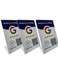 3x Google Review Staander