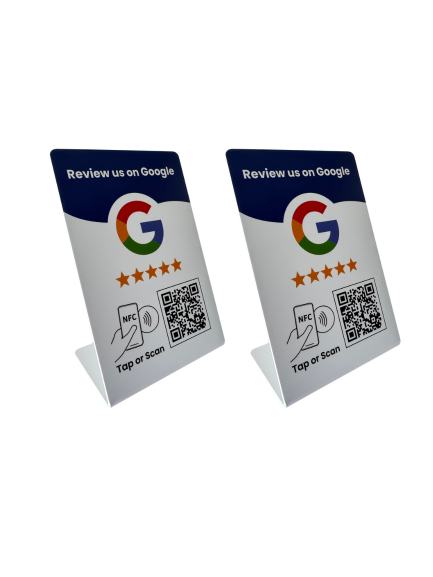2x Google Review Staander