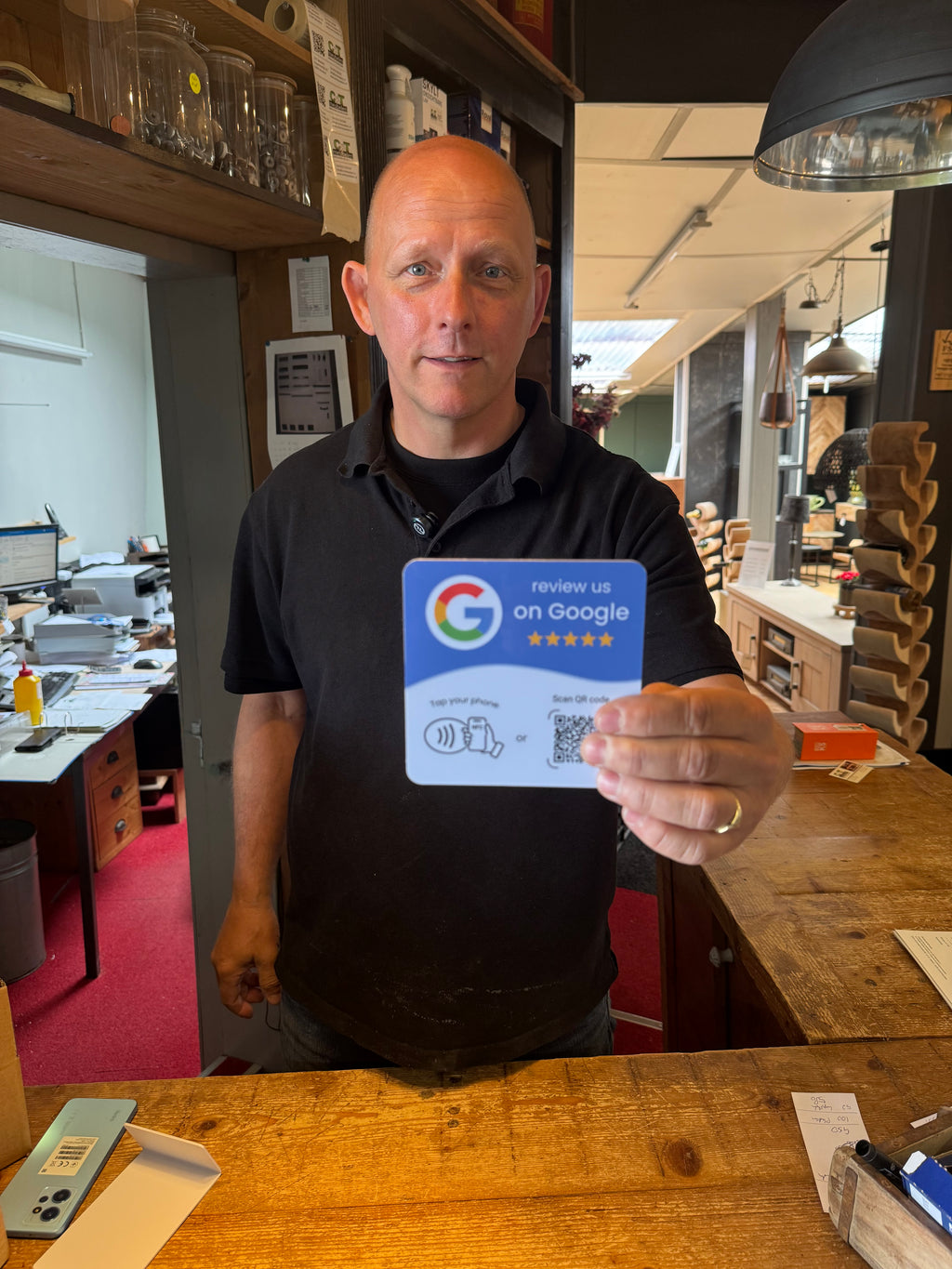 2x Google Review Kaart